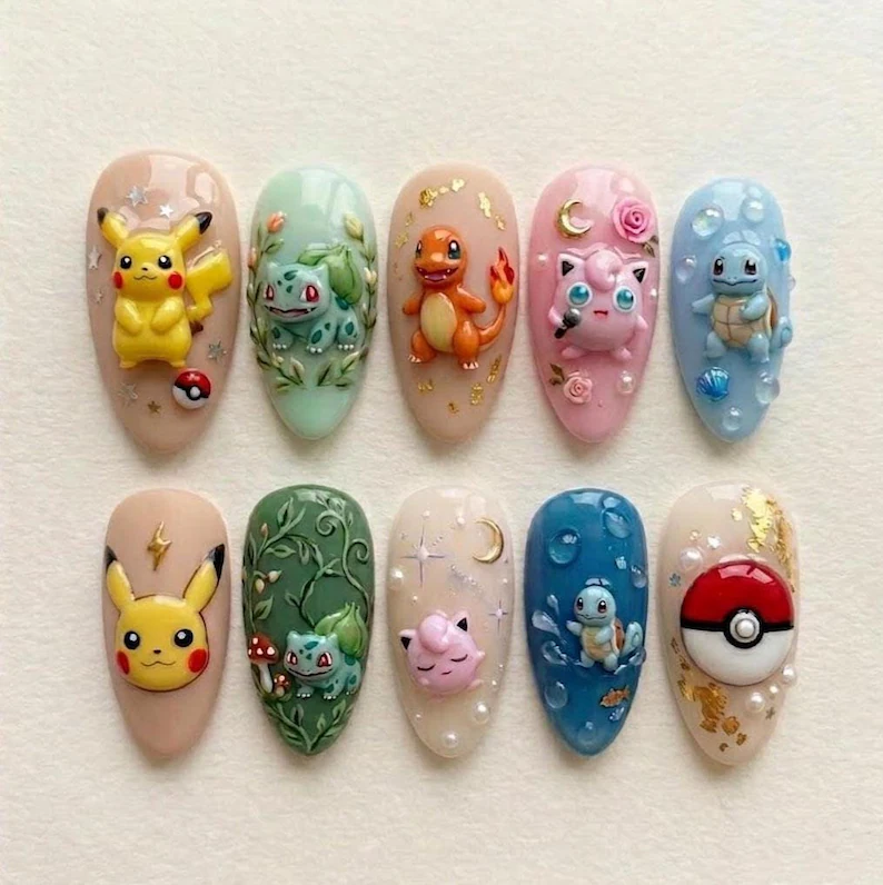press on nails, custom press on nails, fake nails, Nails Art, stained glass nails, gold press on nails, 3d press on nails, luxury press on nails, handmade press on nails
