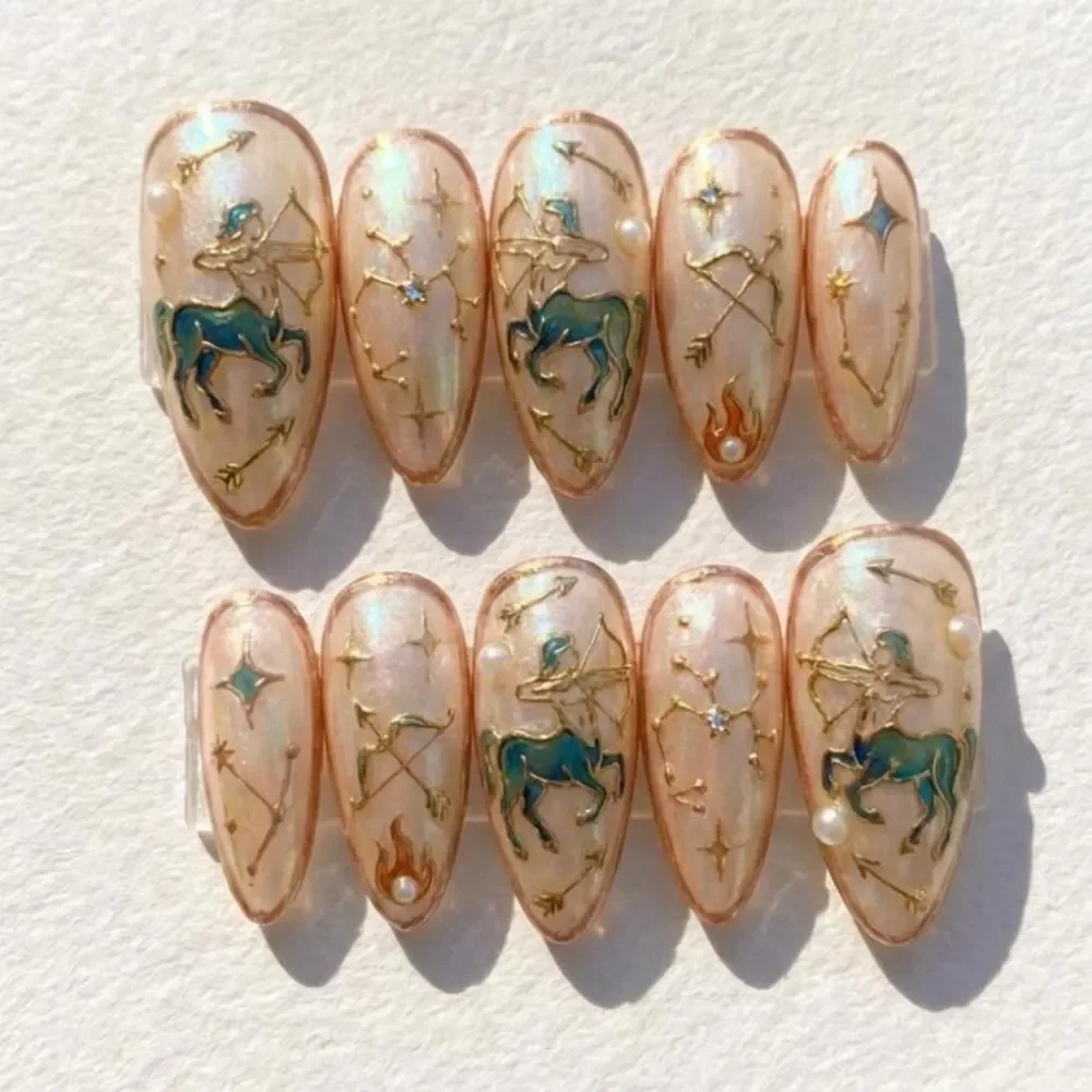 press on nails, custom press on nails, fake nails, Nails Art, stained glass nails, gold press on nails, 3d press on nails, luxury press on nails, handmade press on nails