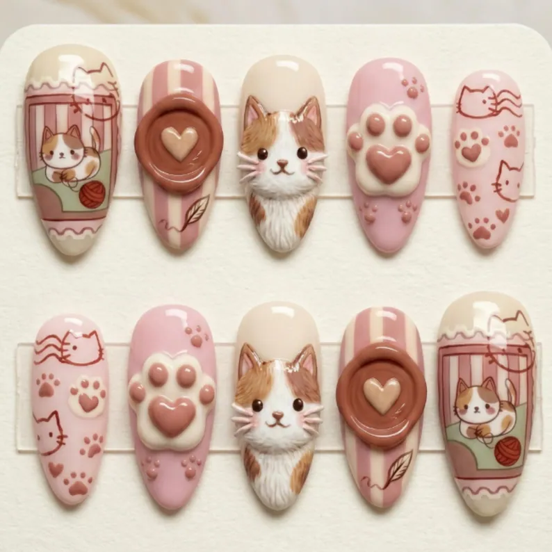 press on nails, custom press on nails, fake nails, Nails Art, stained glass nails, gold press on nails, 3d press on nails, luxury press on nails, handmade press on nails