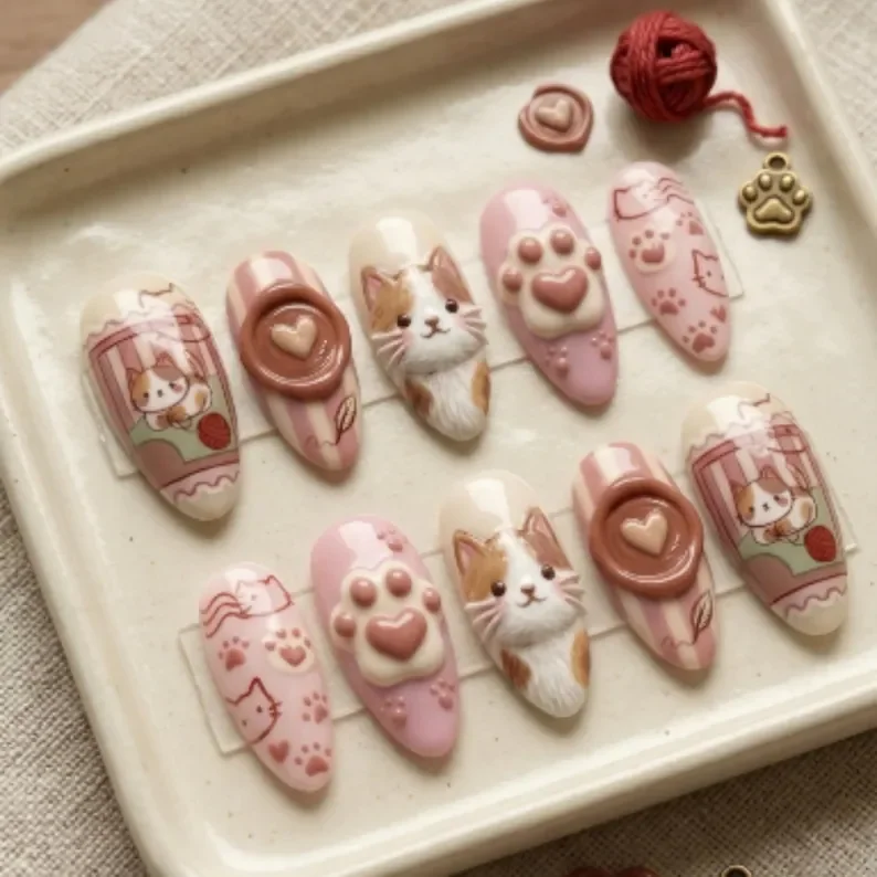 press on nails, custom press on nails, fake nails, Nails Art, stained glass nails, gold press on nails, 3d press on nails, luxury press on nails, handmade press on nails