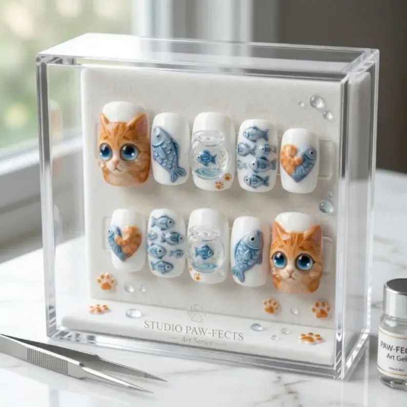 press on nails, custom press on nails, fake nails, Nails Art, stained glass nails, gold press on nails, 3d press on nails, luxury press on nails, handmade press on nails