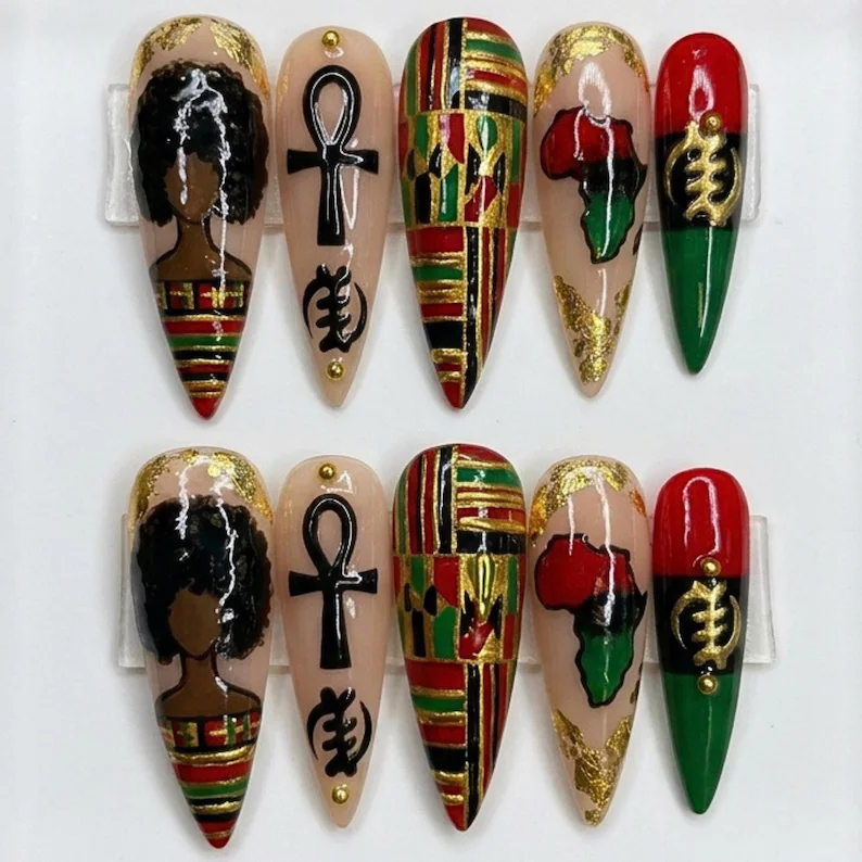 press on nails, custom press on nails, fake nails, Nails Art, stained glass nails, gold press on nails, 3d press on nails, luxury press on nails, handmade press on nails