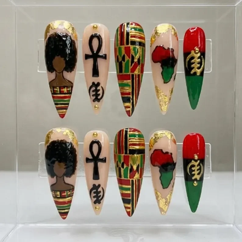 press on nails, custom press on nails, fake nails, Nails Art, stained glass nails, gold press on nails, 3d press on nails, luxury press on nails, handmade press on nails