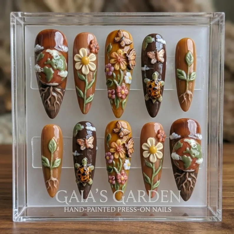 press on nails, custom press on nails, fake nails, Nails Art, stained glass nails, gold press on nails, 3d press on nails, luxury press on nails, handmade press on nails