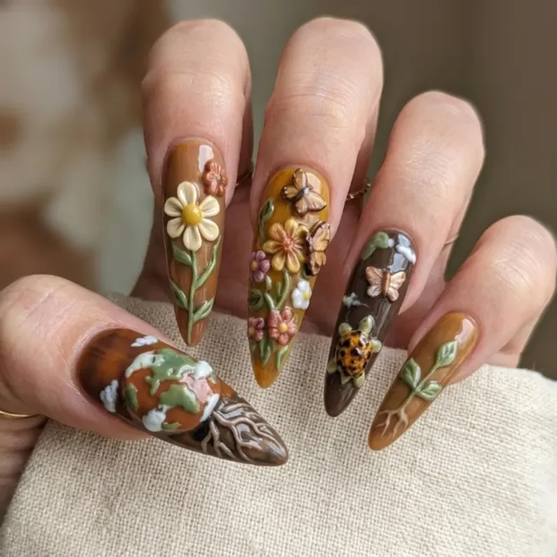 press on nails, custom press on nails, fake nails, Nails Art, stained glass nails, gold press on nails, 3d press on nails, luxury press on nails, handmade press on nails