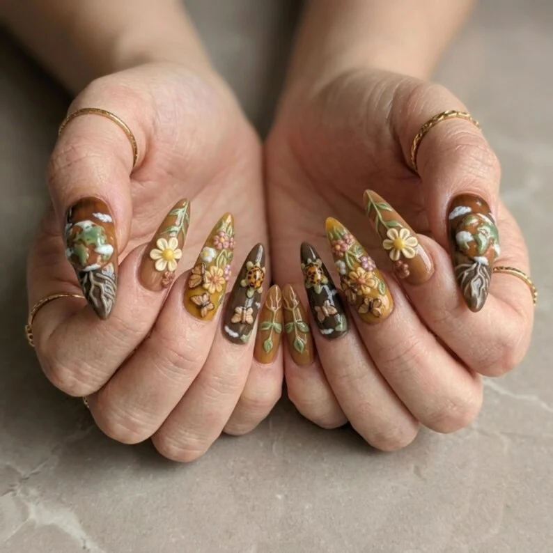 press on nails, custom press on nails, fake nails, Nails Art, stained glass nails, gold press on nails, 3d press on nails, luxury press on nails, handmade press on nails