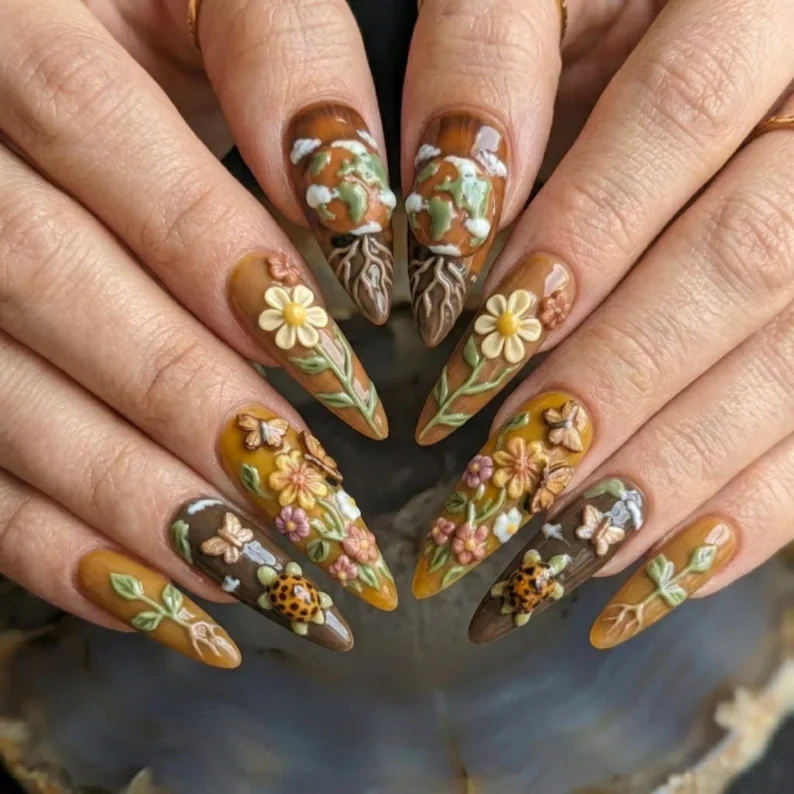 press on nails, custom press on nails, fake nails, Nails Art, stained glass nails, gold press on nails, 3d press on nails, luxury press on nails, handmade press on nails