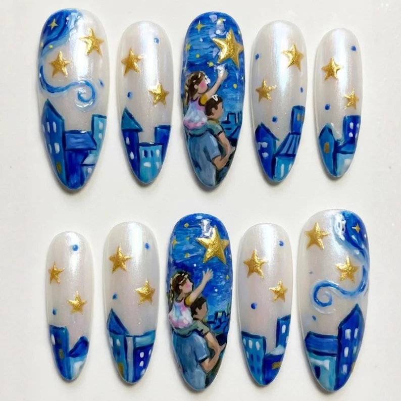 press on nails, custom press on nails, fake nails, Nails Art, stained glass nails, gold press on nails, 3d press on nails, luxury press on nails, handmade press on nails