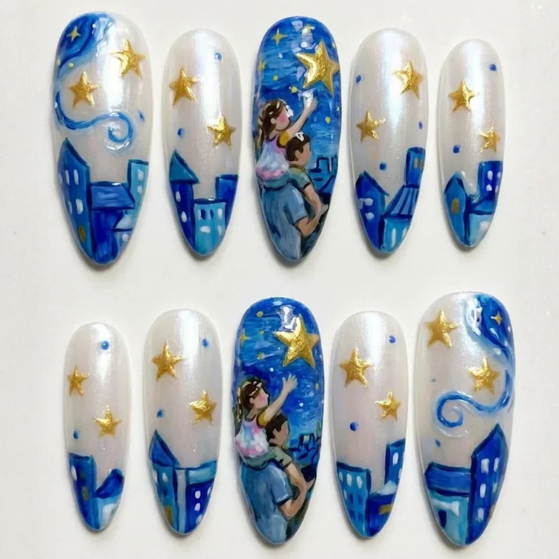 press on nails, custom press on nails, fake nails, Nails Art, stained glass nails, gold press on nails, 3d press on nails, luxury press on nails, handmade press on nails