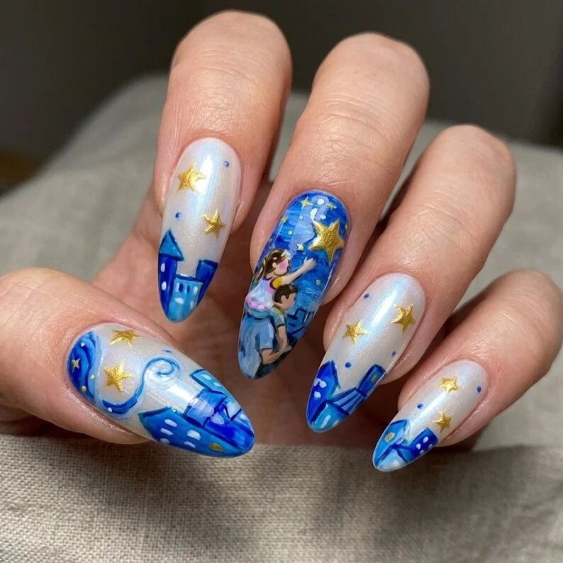 press on nails, custom press on nails, fake nails, Nails Art, stained glass nails, gold press on nails, 3d press on nails, luxury press on nails, handmade press on nails