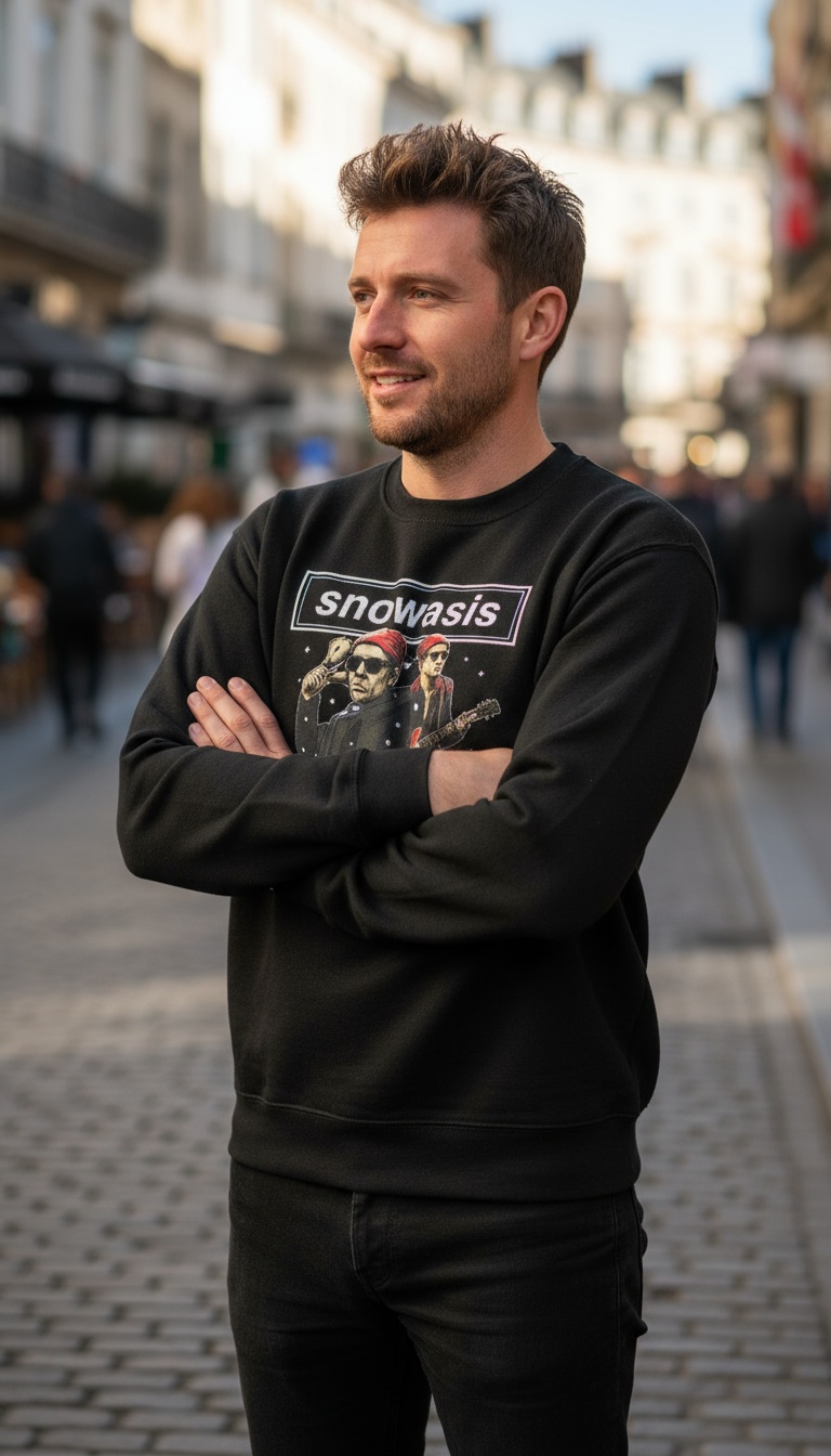 Festive Graphic Sweatshirt