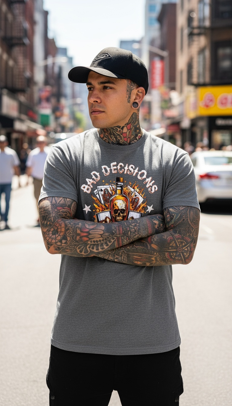 Edgy Graphic Tee - Media 3