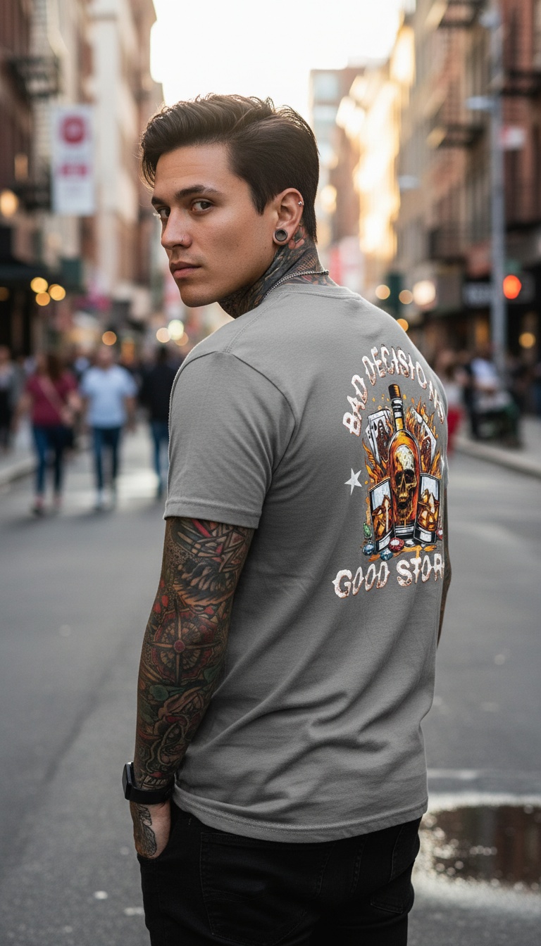 Edgy Graphic Tee - Media 3