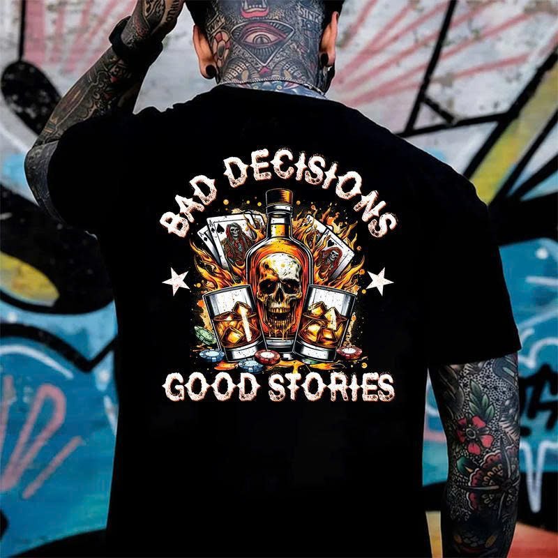 Edgy Black Graphic T-Shirt