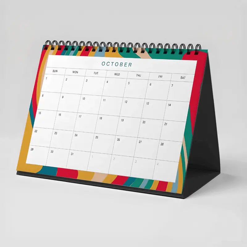 Vibrant Desk Calendar