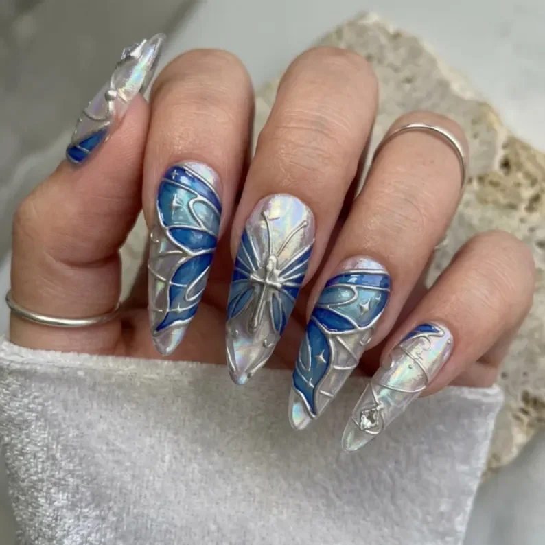 press on nails, custom press on nails, fake nails, Nails Art, stained glass nails, gold press on nails, 3d press on nails, luxury press on nails, handmade press on nails