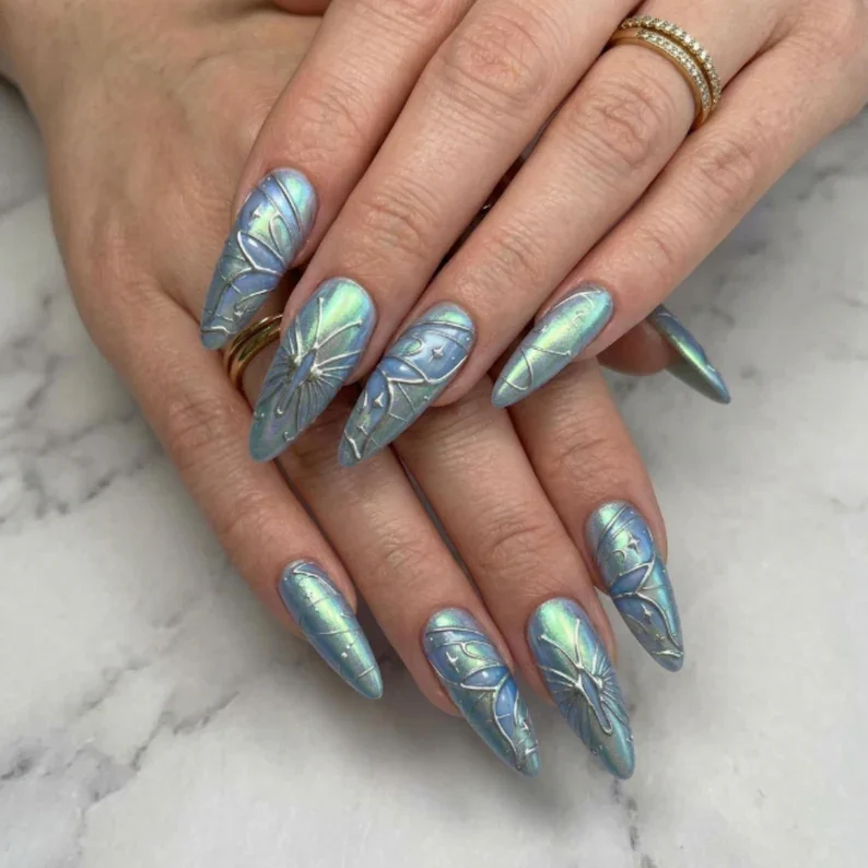 press on nails, custom press on nails, fake nails, Nails Art, stained glass nails, gold press on nails, 3d press on nails, luxury press on nails, handmade press on nails