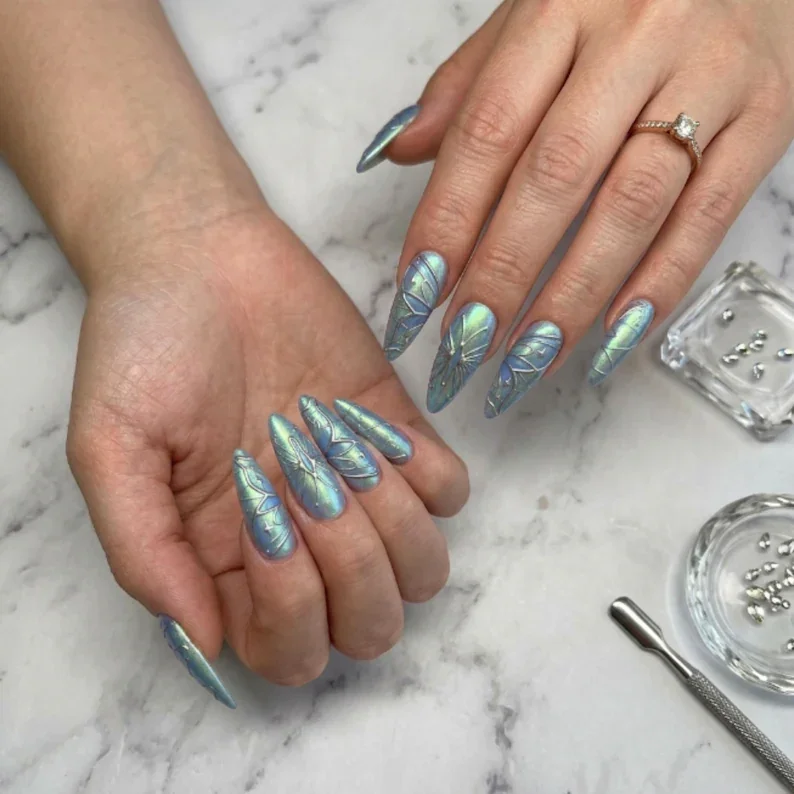 press on nails, custom press on nails, fake nails, Nails Art, stained glass nails, gold press on nails, 3d press on nails, luxury press on nails, handmade press on nails
