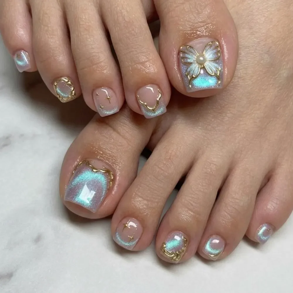 gold butterfly, celestial nails, press on nails, custom press on nails, fake nails, Nails Art, stained glass nails, gold press on nails, 3d press on nails, luxury press on nails, handmade press on nails