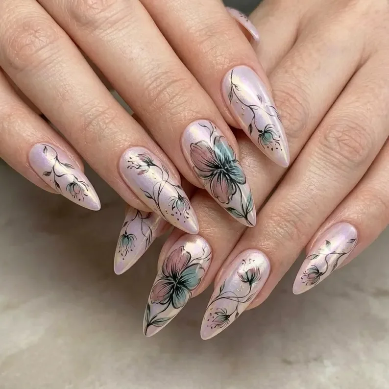 press on nails, custom press on nails, fake nails, Nails Art, stained glass nails, gold press on nails, 3d press on nails, luxury press on nails, handmade press on nails