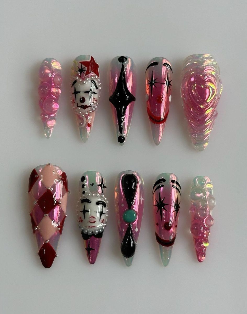 press on nails, custom press on nails, fake nails, Nails Art, stained glass nails, gold press on nails, 3d press on nails, luxury press on nails, handmade press on nails