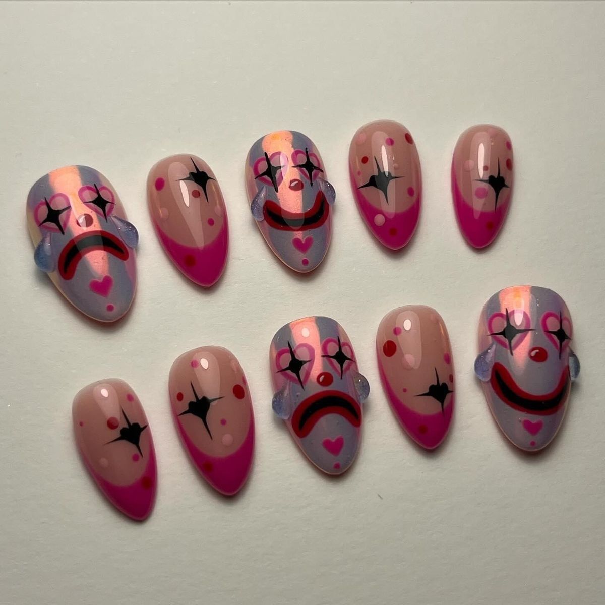 press on nails, custom press on nails, fake nails, Nails Art, stained glass nails, gold press on nails, 3d press on nails, luxury press on nails, handmade press on nails