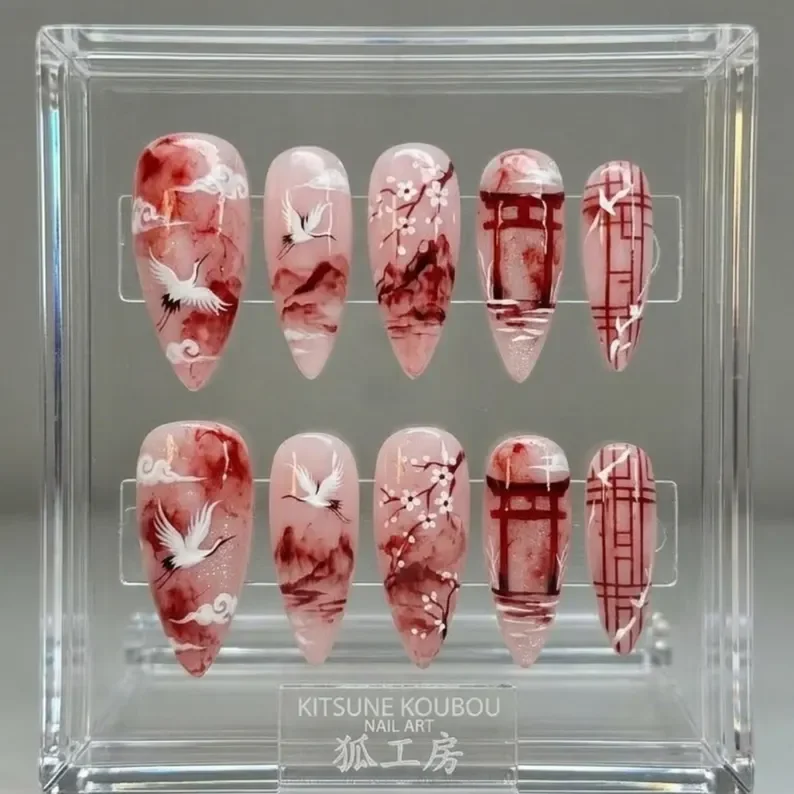 press on nails, custom press on nails, fake nails, Nails Art, stained glass nails, gold press on nails, 3d press on nails, luxury press on nails, handmade press on nails