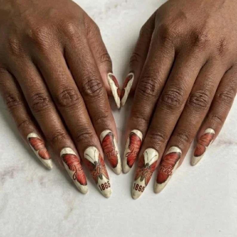 press on nails, custom press on nails, fake nails, Nails Art, stained glass nails, gold press on nails, 3d press on nails, luxury press on nails, handmade press on nails