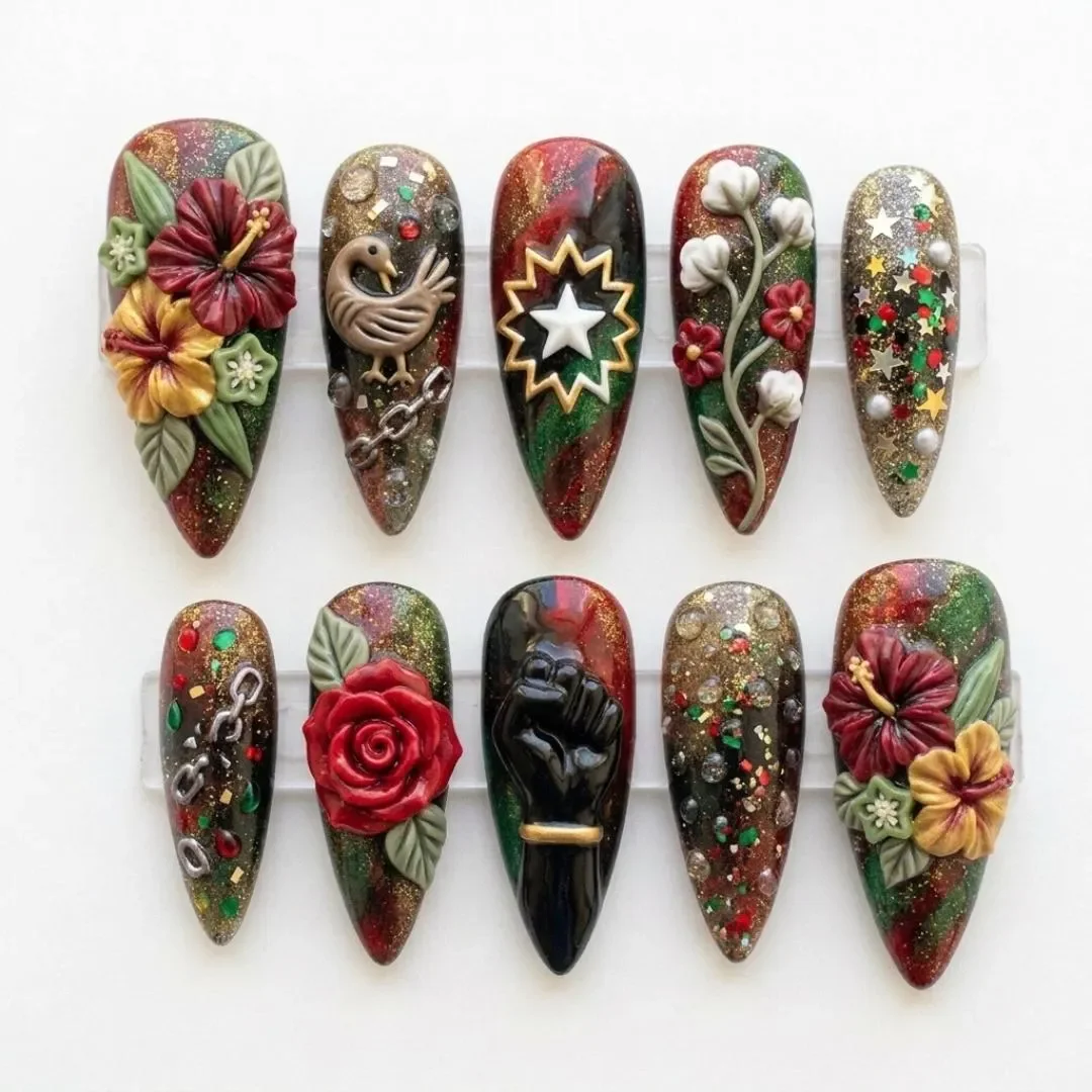 press on nails, custom press on nails, fake nails, Nails Art, stained glass nails, gold press on nails, 3d press on nails, luxury press on nails, handmade press on nails