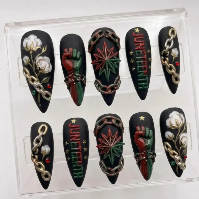 press on nails, custom press on nails, fake nails, Nails Art, stained glass nails, gold press on nails, 3d press on nails, luxury press on nails, handmade press on nails