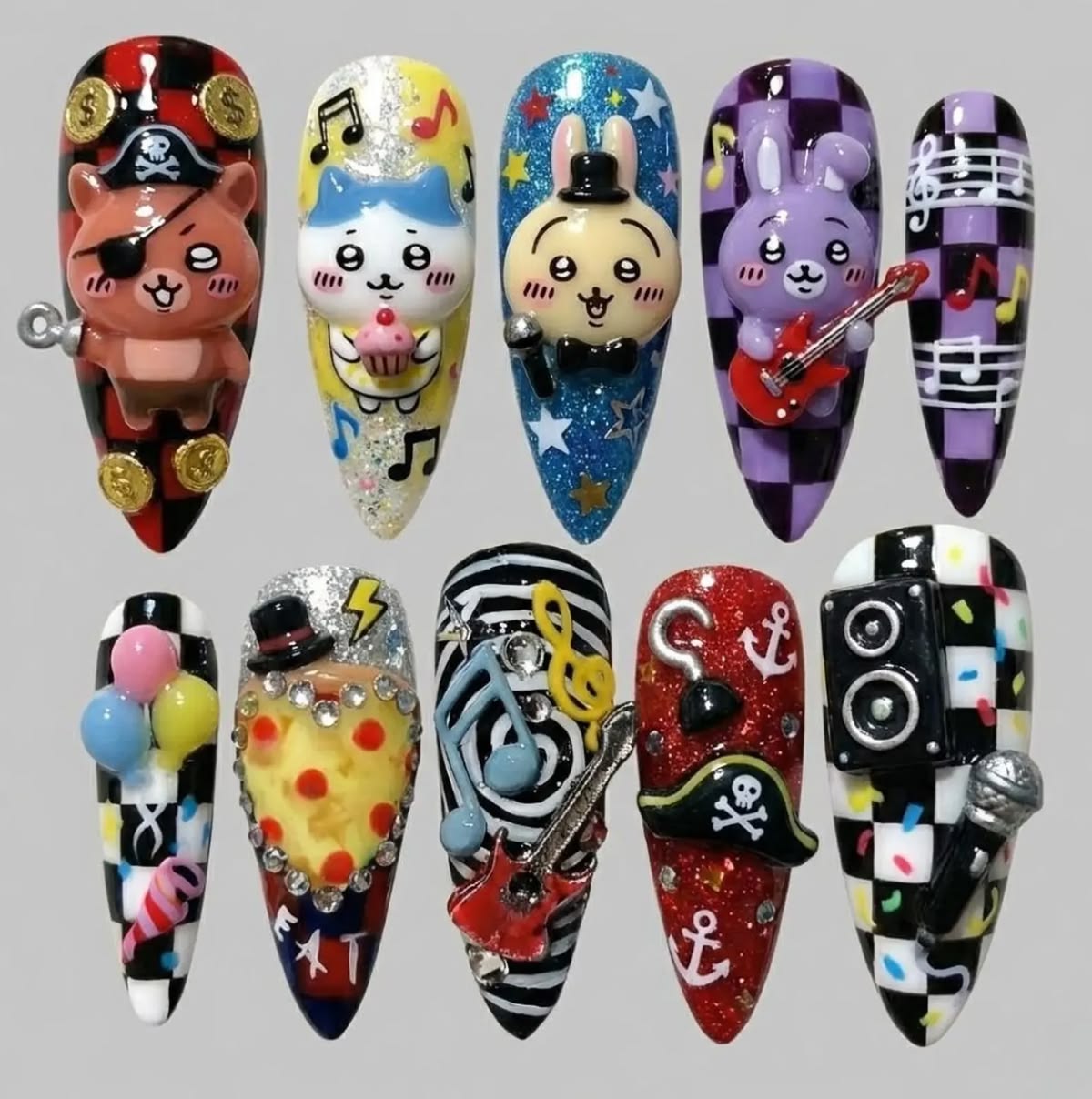 press on nails, custom press on nails, fake nails, Nails Art, stained glass nails, gold press on nails, 3d press on nails, luxury press on nails, handmade press on nails