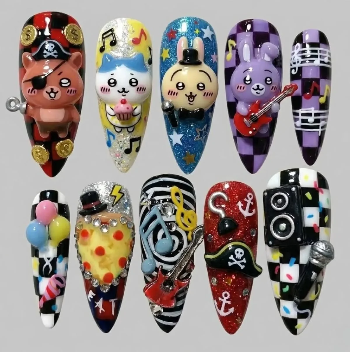 press on nails, custom press on nails, fake nails, Nails Art, stained glass nails, gold press on nails, 3d press on nails, luxury press on nails, handmade press on nails