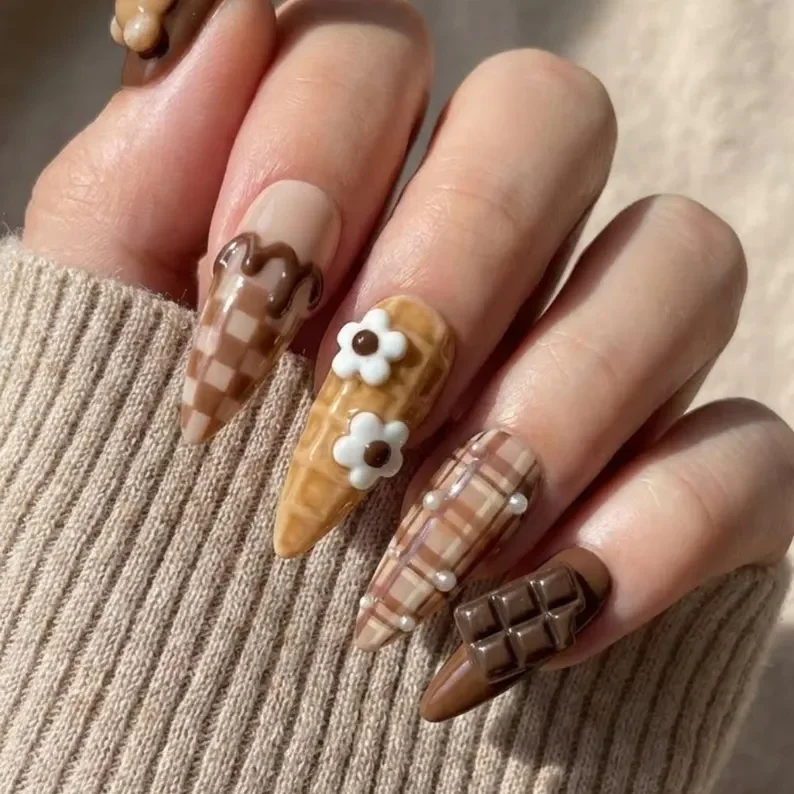 press on nails, custom press on nails, fake nails, Nails Art, stained glass nails, gold press on nails, 3d press on nails, luxury press on nails, handmade press on nails