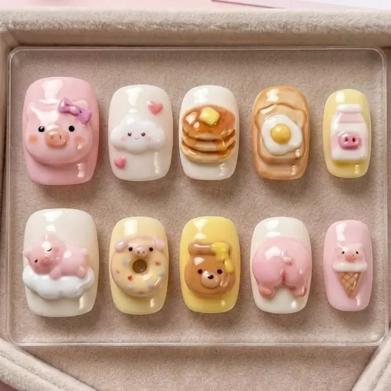 press on nails, custom press on nails, fake nails, Nails Art, stained glass nails, gold press on nails, 3d press on nails, luxury press on nails, handmade press on nails