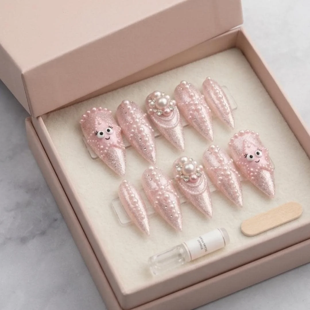 press on nails, custom press on nails, fake nails, Nails Art, stained glass nails, gold press on nails, 3d press on nails, luxury press on nails, handmade press on nails