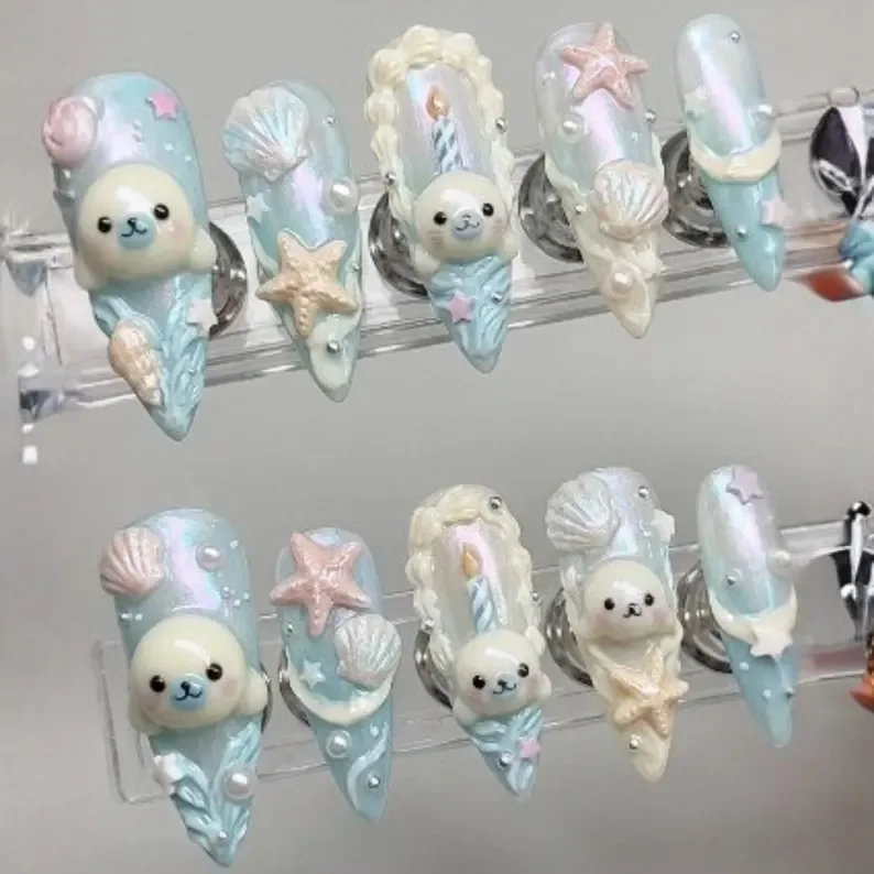 press on nails, custom press on nails, fake nails, Nails Art, stained glass nails, gold press on nails, 3d press on nails, luxury press on nails, handmade press on nails