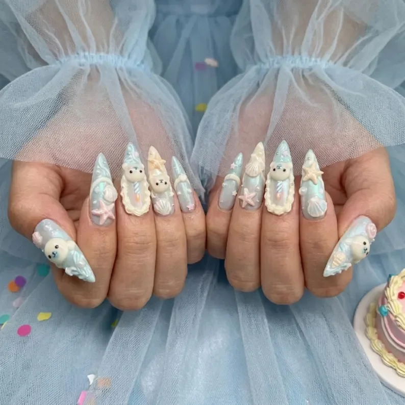 press on nails, custom press on nails, fake nails, Nails Art, stained glass nails, gold press on nails, 3d press on nails, luxury press on nails, handmade press on nails