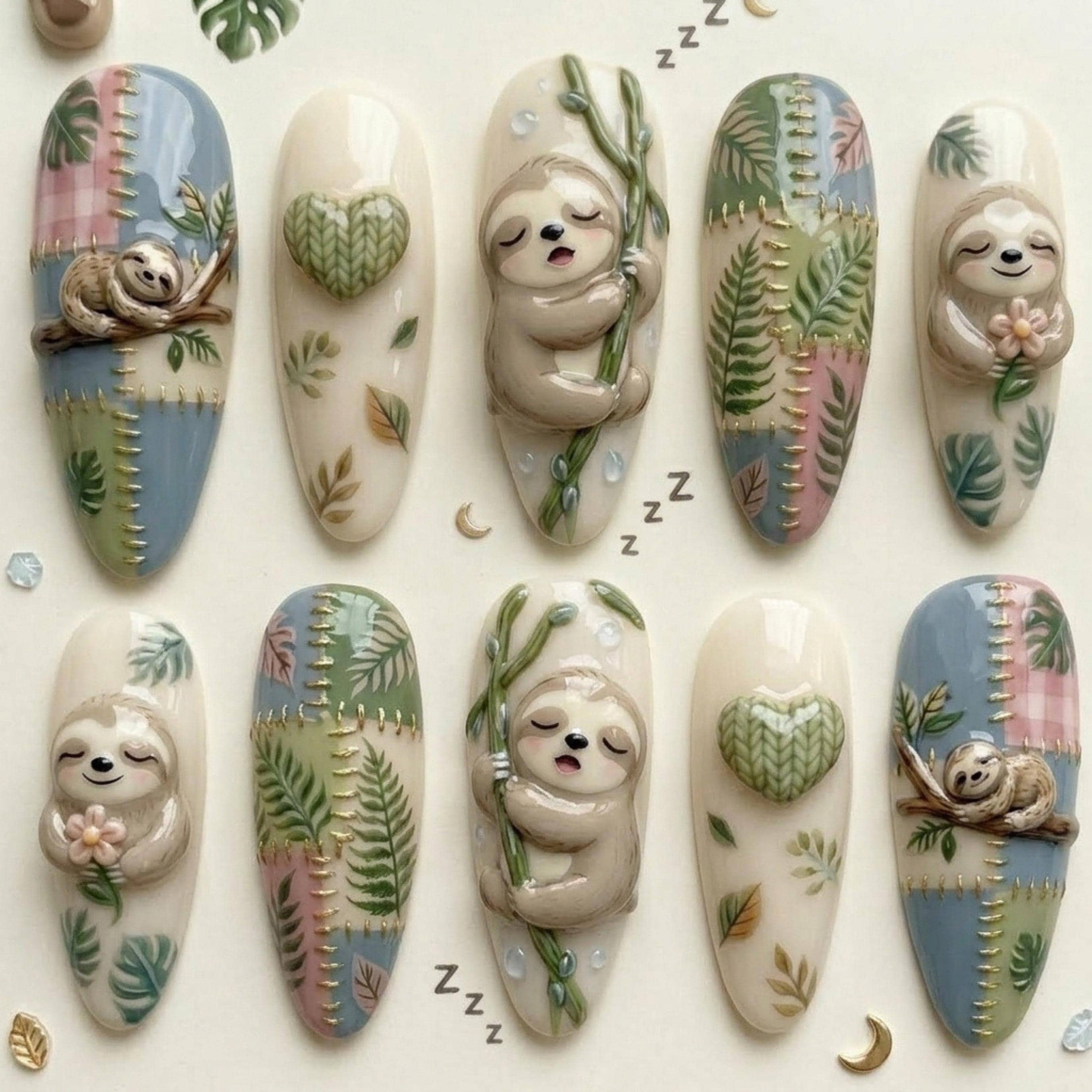 press on nails, custom press on nails, fake nails, Nails Art, stained glass nails, gold press on nails, 3d press on nails, luxury press on nails, handmade press on nails
