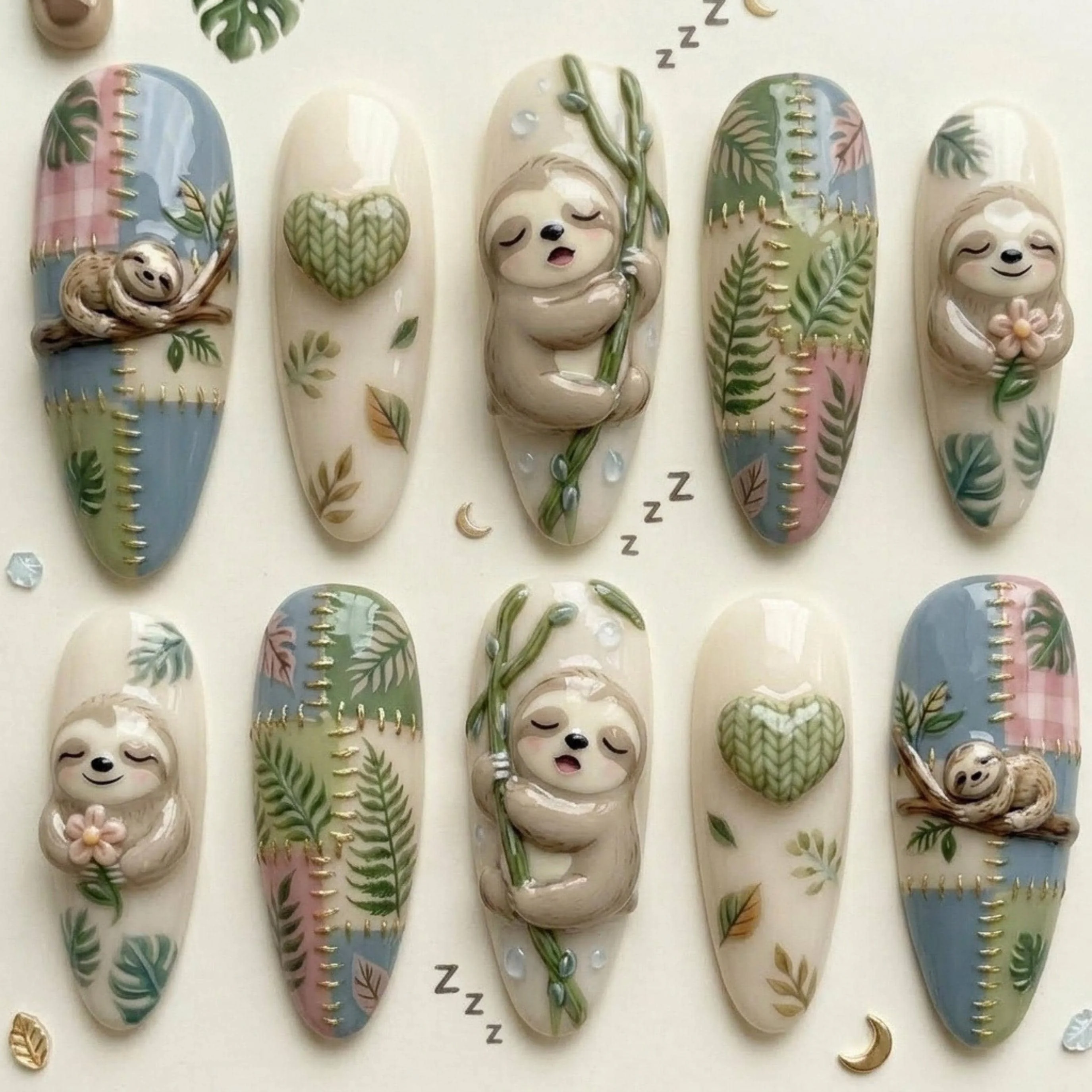 press on nails, custom press on nails, fake nails, Nails Art, stained glass nails, gold press on nails, 3d press on nails, luxury press on nails, handmade press on nails