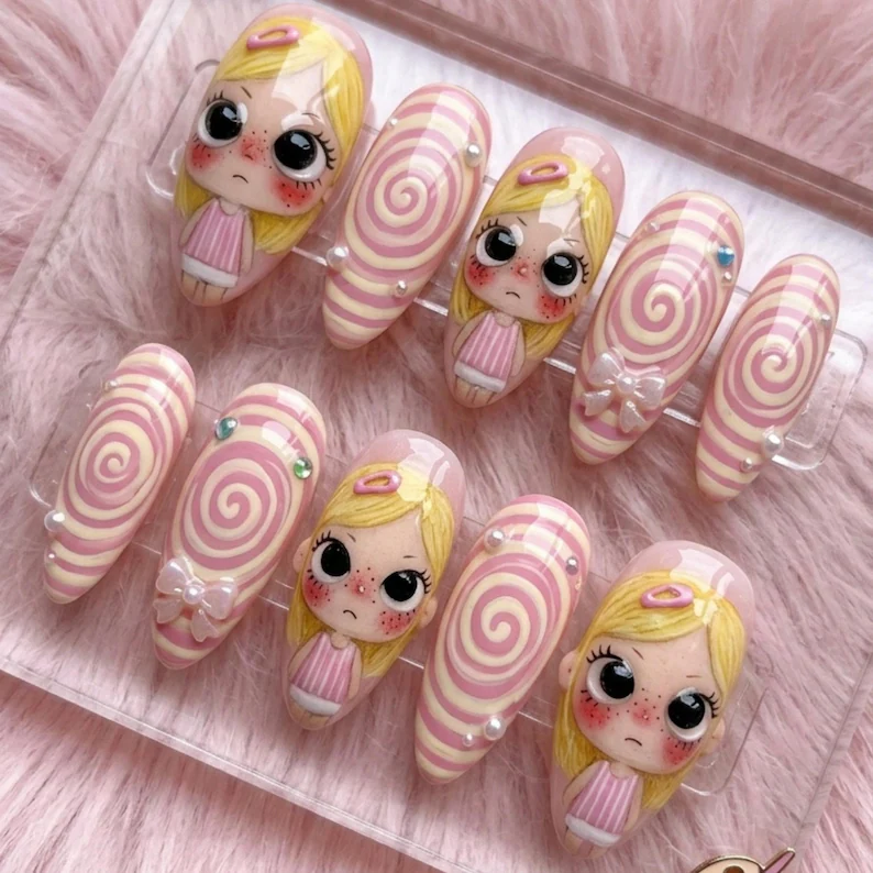 press on nails, custom press on nails, fake nails, Nails Art, stained glass nails, gold press on nails, 3d press on nails, luxury press on nails, handmade press on nails