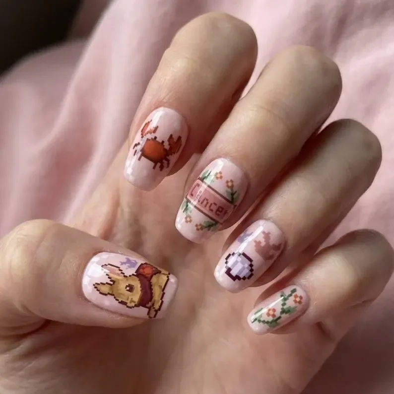 press on nails, custom press on nails, fake nails, Nails Art, stained glass nails, gold press on nails, 3d press on nails, luxury press on nails, handmade press on nails