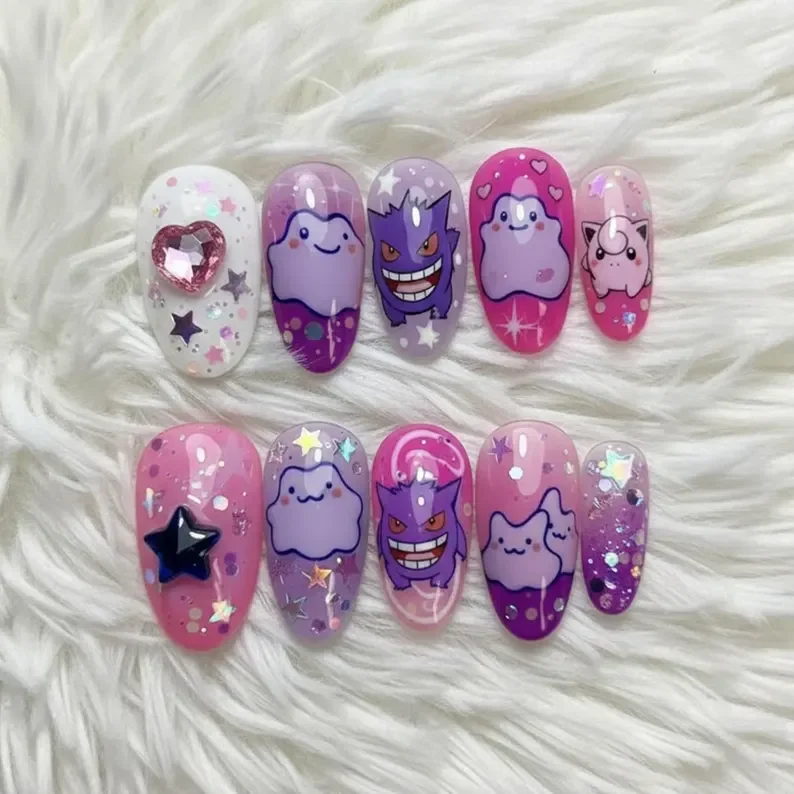 press on nails, custom press on nails, fake nails, Nails Art, stained glass nails, gold press on nails, 3d press on nails, luxury press on nails, handmade press on nails
