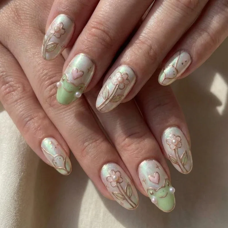 press on nails, 3D nail art, custom press on nails, fake nails, Nails Art, stained glass nails, gold press on nails, 3d press on nails, luxury press on nails, handmade press on nails