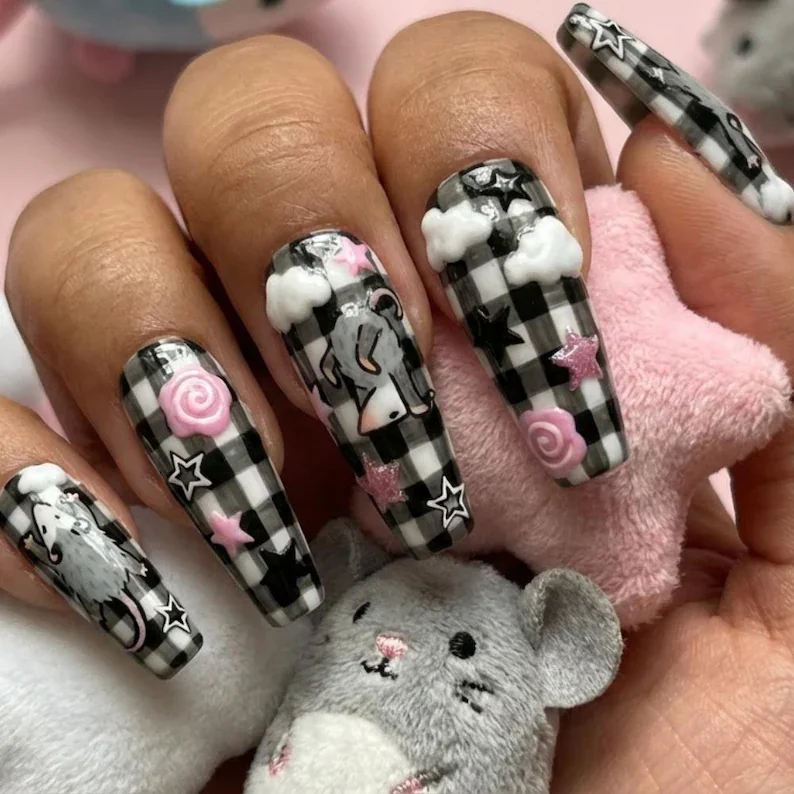 press on nails, custom press on nails, fake nails, Nails Art, stained glass nails, gold press on nails, 3d press on nails, luxury press on nails, handmade press on nails
