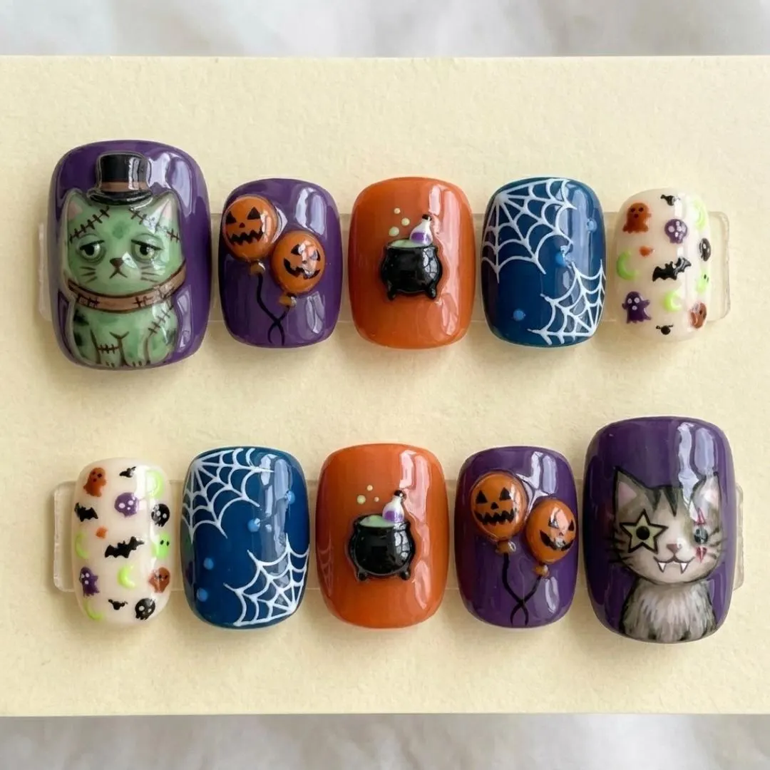 press on nails, custom press on nails, fake nails, Nails Art, stained glass nails, gold press on nails, 3d press on nails, luxury press on nails, handmade press on nails