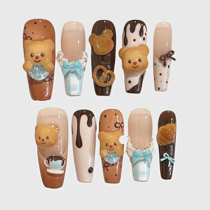 press on nails, custom press on nails, fake nails, Nails Art, stained glass nails, gold press on nails, 3d press on nails, luxury press on nails, handmade press on nails