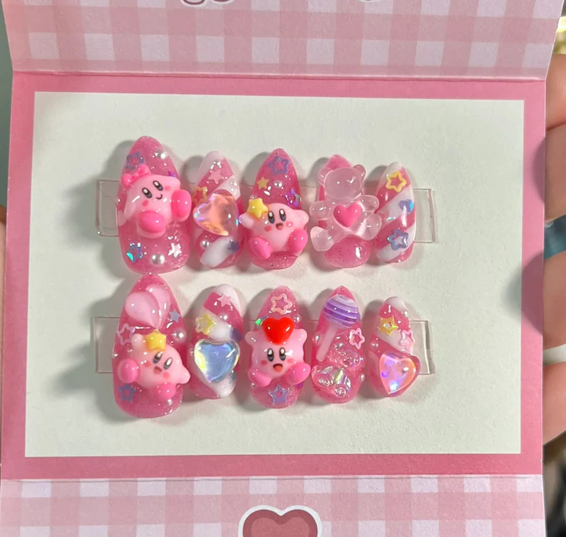 press on nails, custom press on nails, fake nails, Nails Art, stained glass nails, gold press on nails, 3d press on nails, luxury press on nails, handmade press on nails