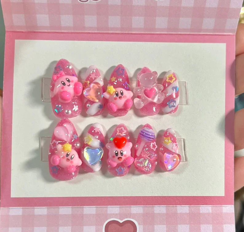 press on nails, custom press on nails, fake nails, Nails Art, stained glass nails, gold press on nails, 3d press on nails, luxury press on nails, handmade press on nails