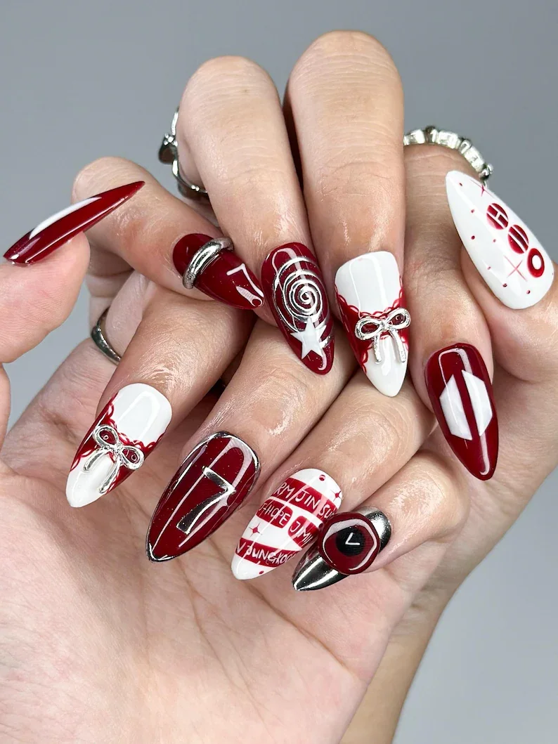 press on nails, custom press on nails, fake nails, Nails Art, stained glass nails, gold press on nails, 3d press on nails, luxury press on nails, handmade press on nails