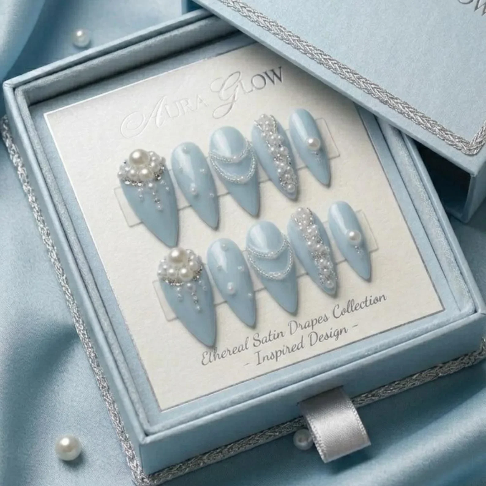romantic press on, press on stiletto, press on nails, custom press on nails, fake nails, Nails Art, stained glass nails, gold press on nails, 3d press on nails, luxury press on nails, handmade press on nails